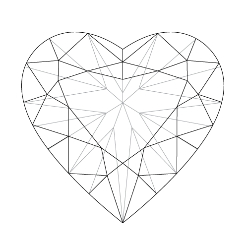 heart shape cut diamond