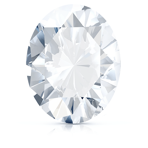 oval diamond outline