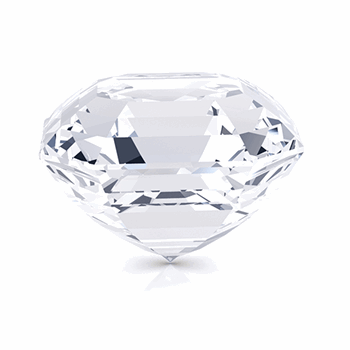 Asscher Cut Diamond Side View
