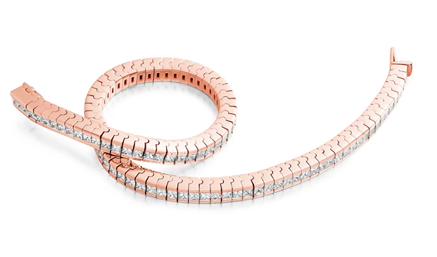 4.5ct Alvera Diamond Bracelet in 18K Rose Gold