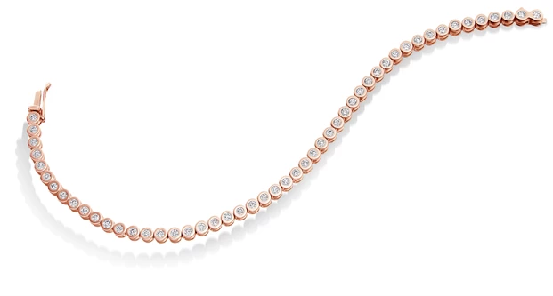 2ct Carina Diamond Tennis Bracelet in 18K Rose Gold