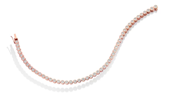 3ct Carina Diamond Tennis Bracelet in 18K Rose Gold