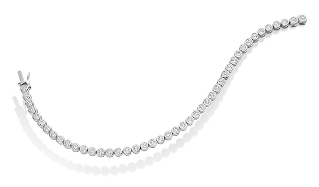 4ct Carina Diamond Tennis Bracelet in 18K White Gold