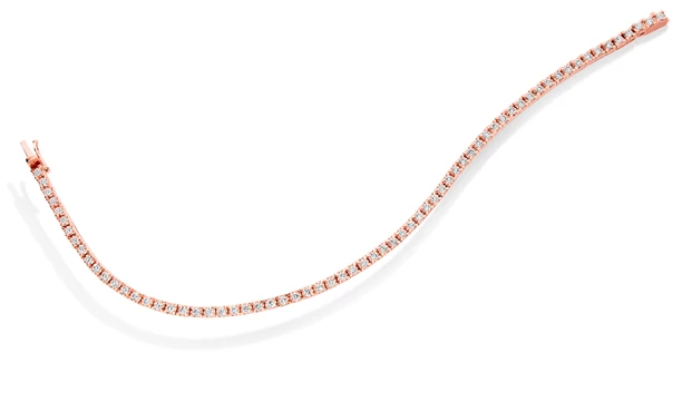 2ct Ettore Diamond Tennis Bracelet in 18K Rose Gold