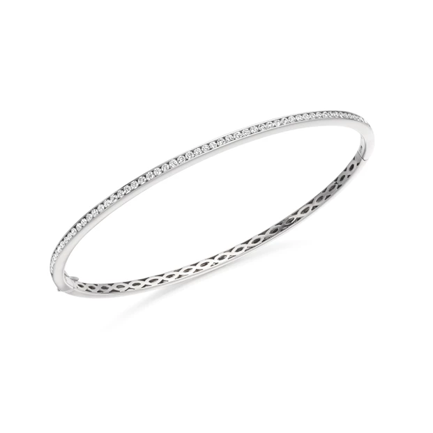 1ct Amore Diamond Bangle in Platinum