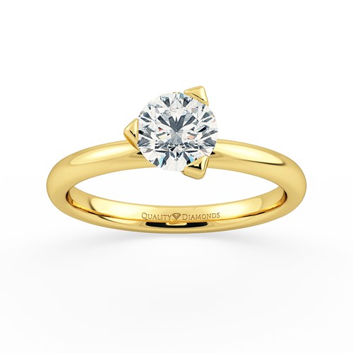 5 Beautiful Yellow Gold Engagement Rings | Quality Diamonds