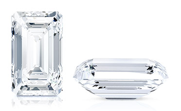 1 carat emerald cut loose diamond