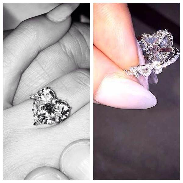 lady gaga diamond heart ring