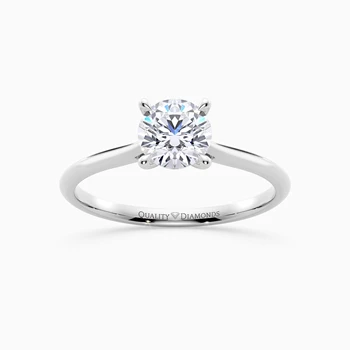 Round Brilliant Carys Diamond Ring in Platinum