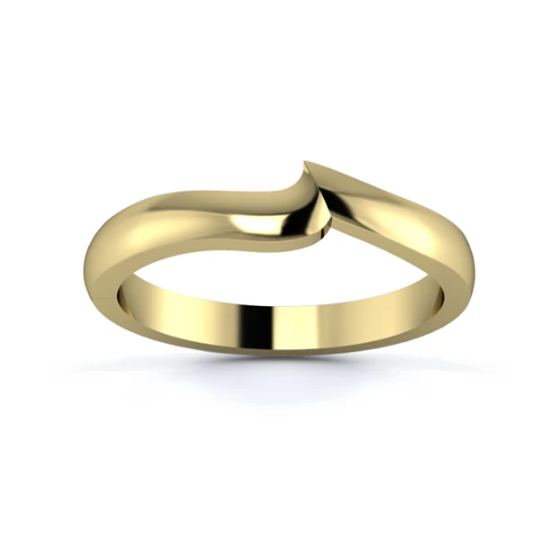 18K Yellow Gold 2.5mm Fitted Wedding Ring