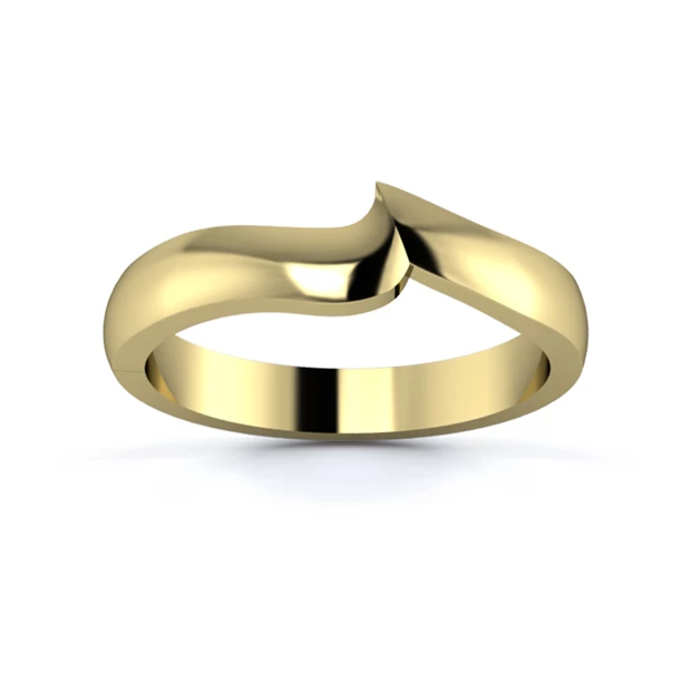 18K Yellow Gold 3mm Fitted Wedding Ring