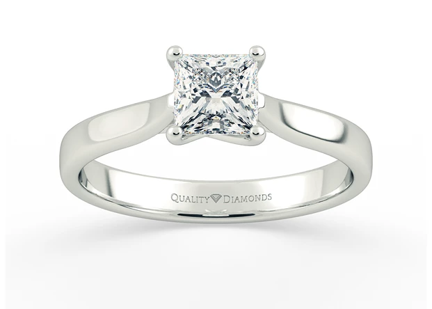 Princess Mirabelle Diamond Ring in Platinum