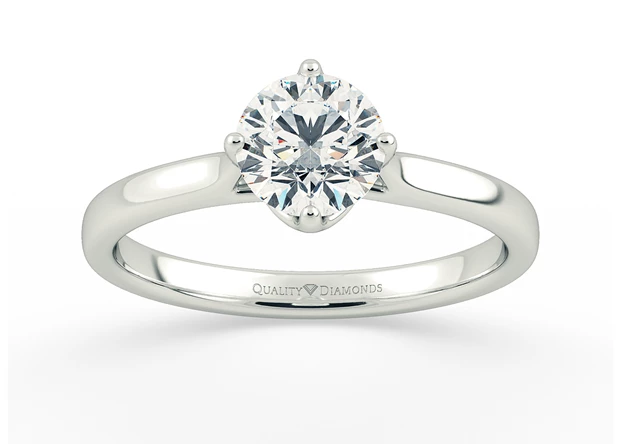 Round Brilliant Promessa Diamond Ring in Platinum